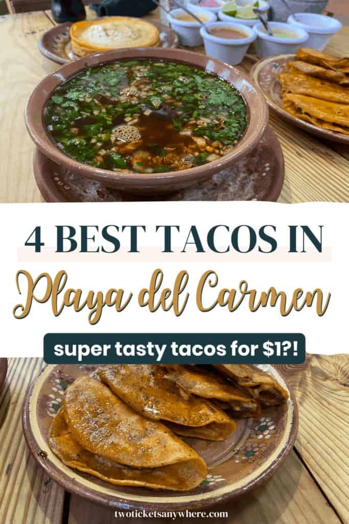 best tacos in playa del carmen pinterest pin 3