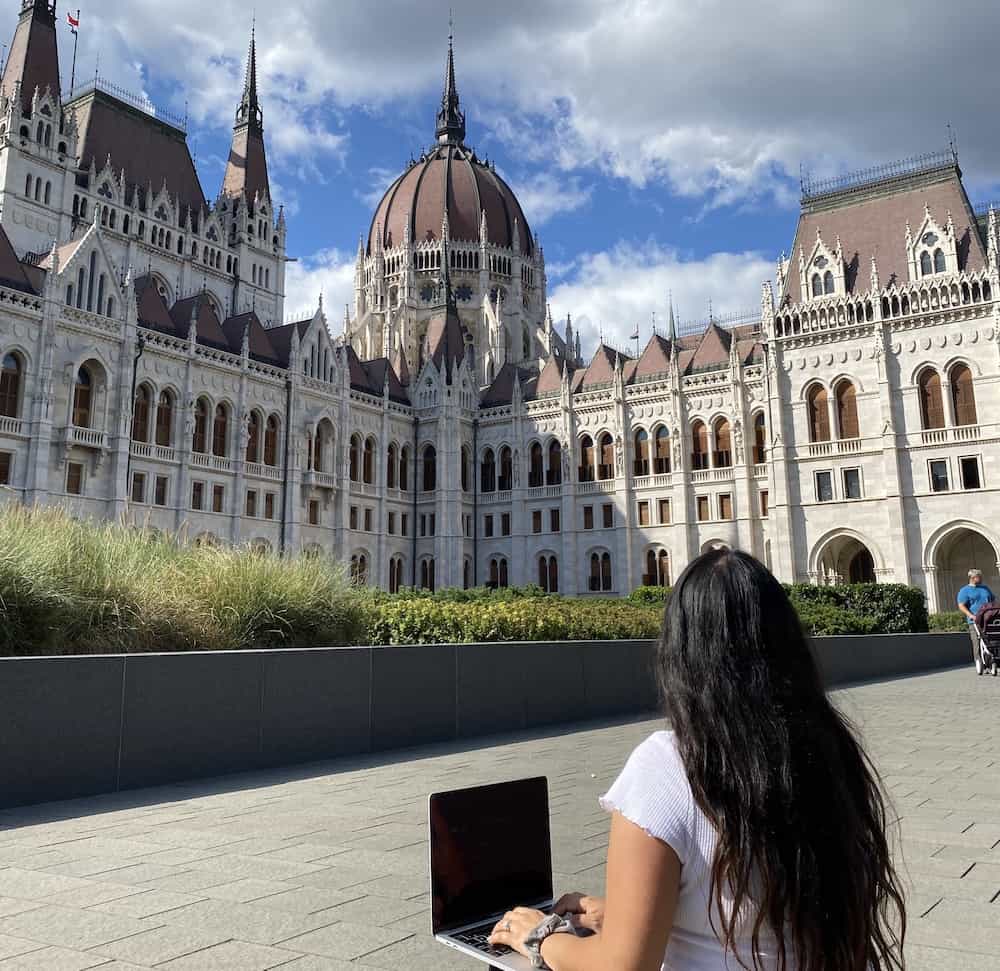 ashley digital nomad in budapest