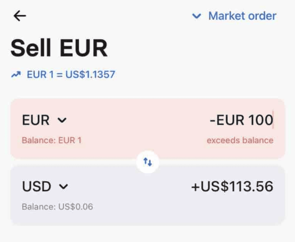 Revolut exchange rate