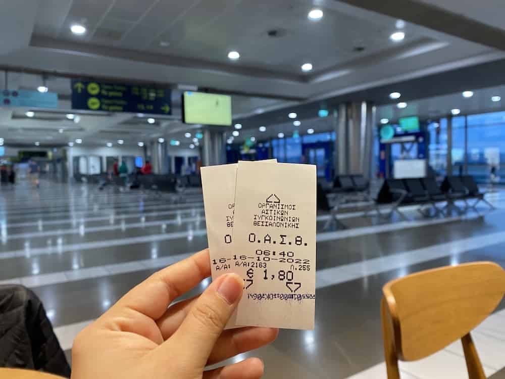 thessaloniki bus ticket