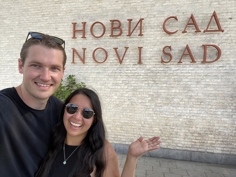 Matthew And Ashley In Novi Sad Serbia